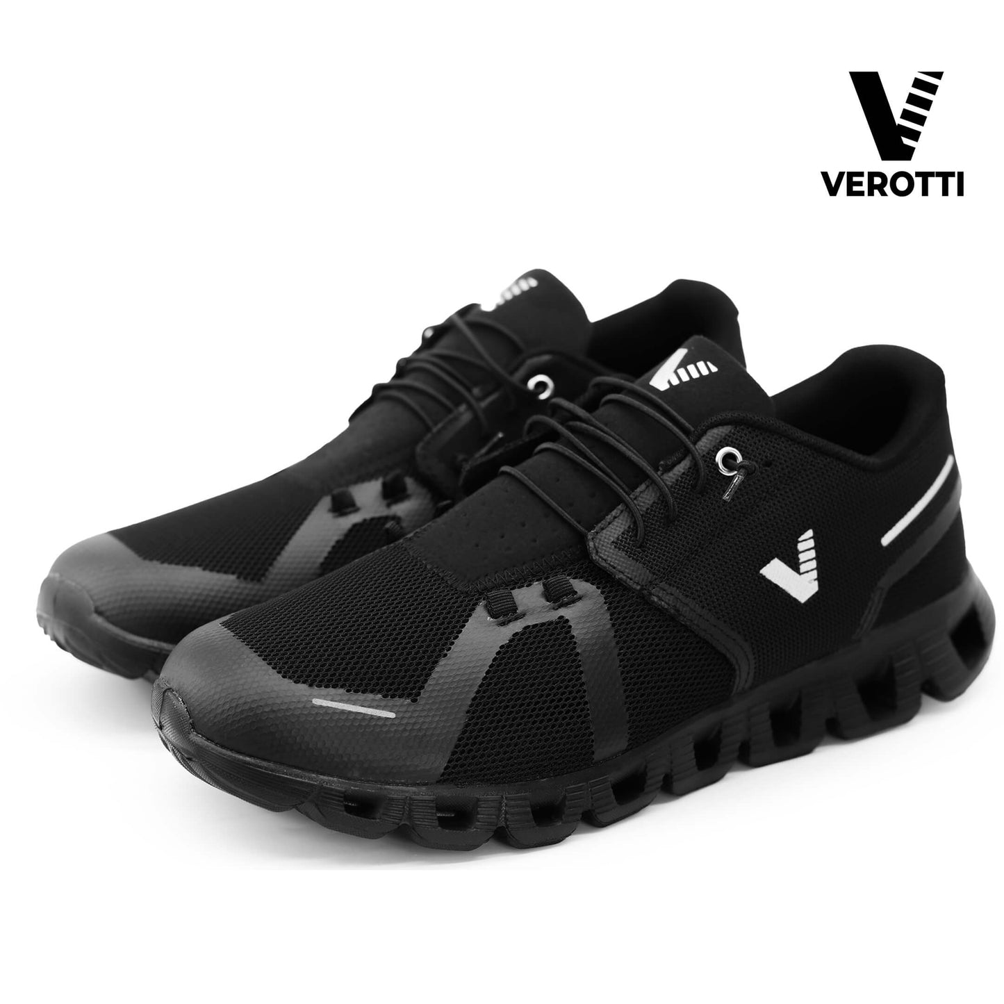 Verotti ON CLOUD[X406]295 Black Gents Shoes