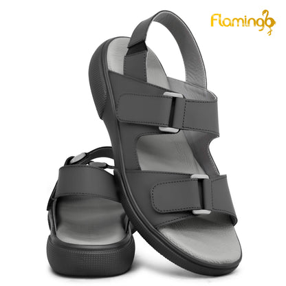 Flamingo [FG84]P0540 Gray Gents Arabic Sandal