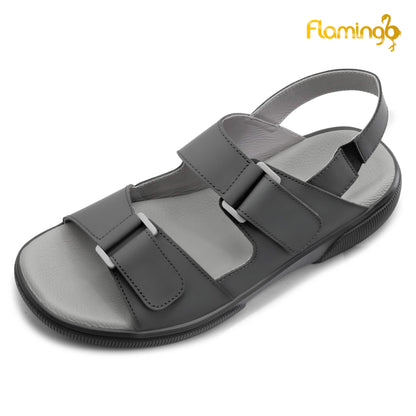 Flamingo [FG84]P0540 Gray Gents Arabic Sandal