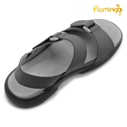 Flamingo [FG84]P0540 Gray Gents Arabic Sandal