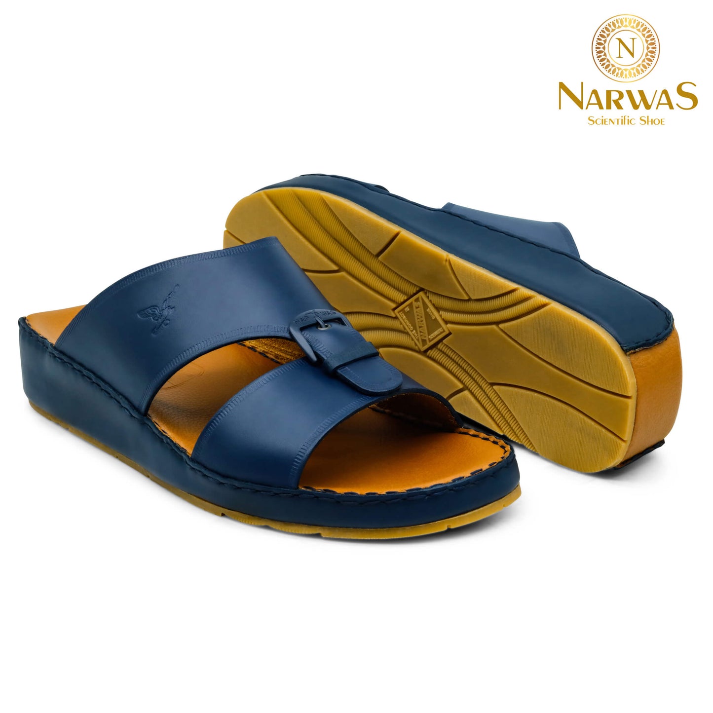 Narwas 320[NG100] Navy Gents Arabic Sandal