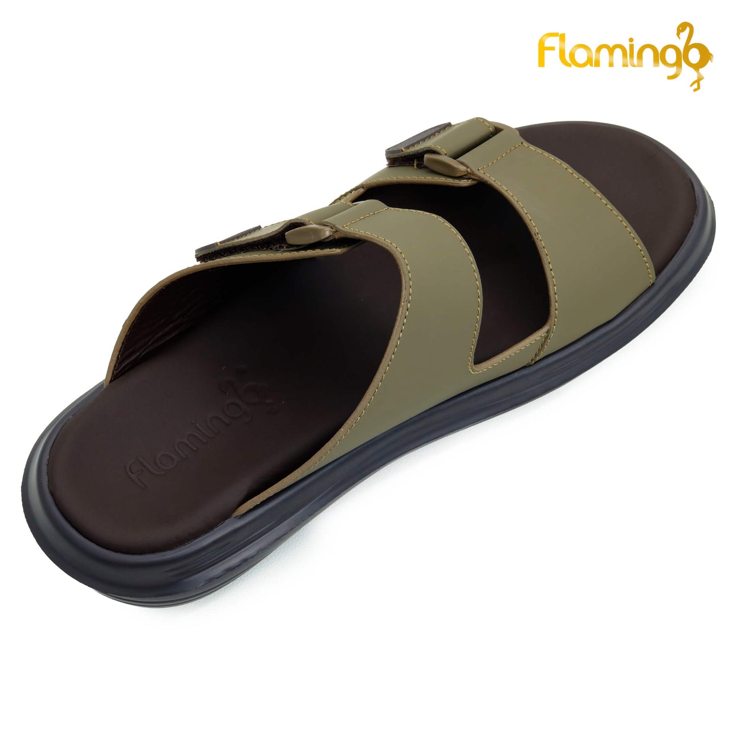 Flamingo Premium[FG126]8078 Truffle Gents Arabic Sandal