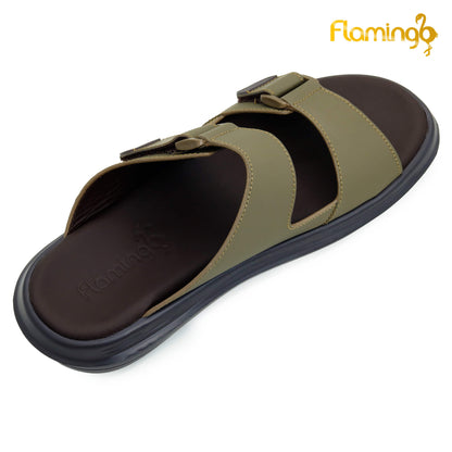 Flamingo Premium[FG126]8078 Truffle Gents Arabic Sandal