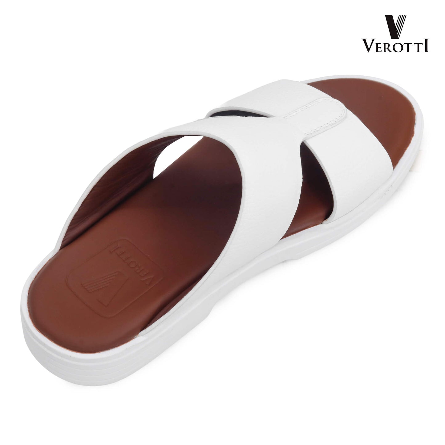 Verotti[X480]FB-512 White Gents Arabic Sandal