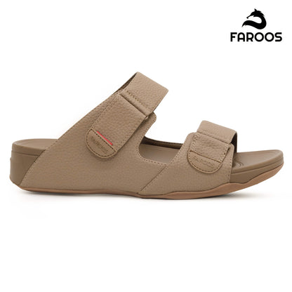 Faroos[F444]M113 Stone Gents Arabic Sandal