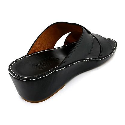 Narwas [NG10] High heels 1000 Full Black Gents Sandal