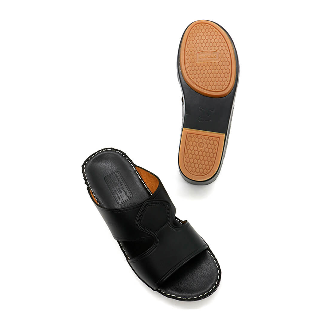 Narwas [NG10] High heels 1000 Full Black Gents Sandal