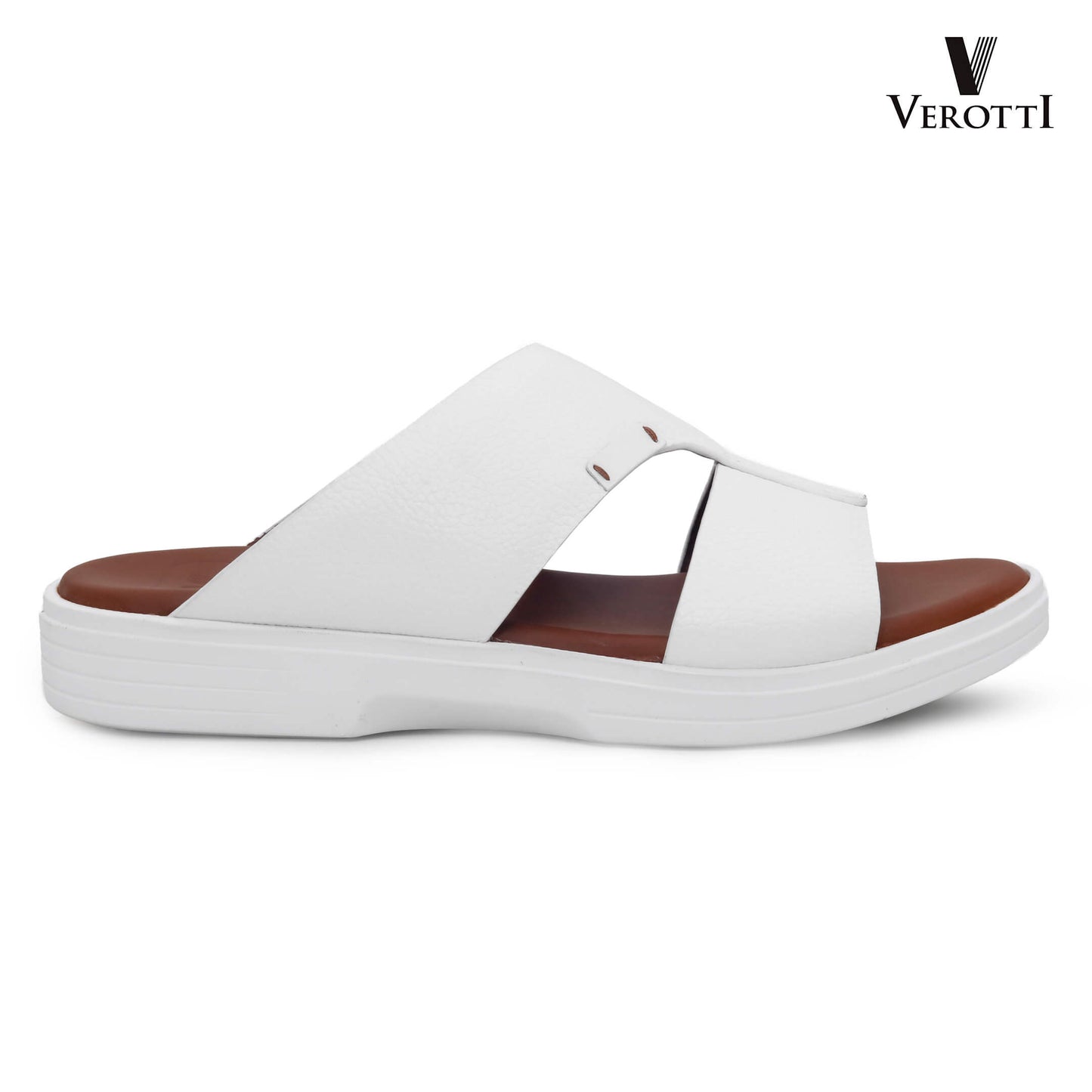 Verotti[X480]FB-512 White Gents Arabic Sandal