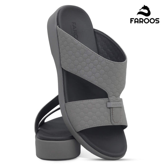 Faroos[F517]M292 صندل عربي رمادي للرجال