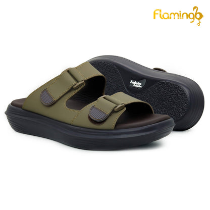 Flamingo Premium[FG126]8078 Truffle Gents Arabic Sandal