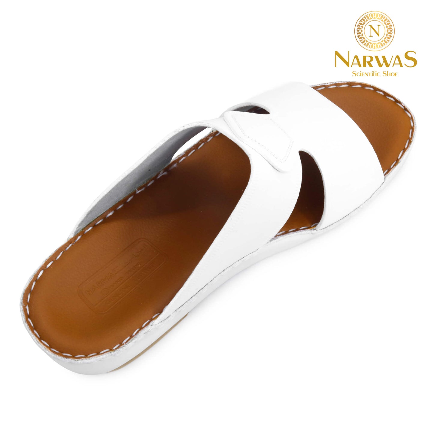 Narwas [F] 1000 White Tan Gents Sandal