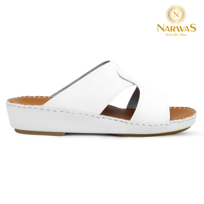 Narwas [F] 1000 White Tan Gents Sandal