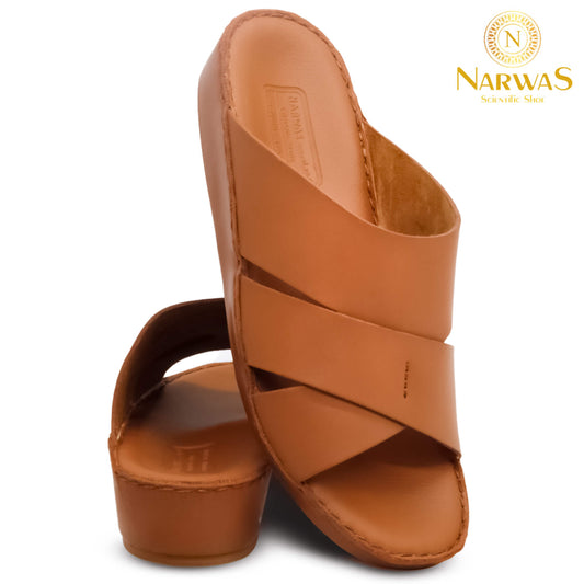 Narwas 453[NG117] Tan Gents Arabic Sandal