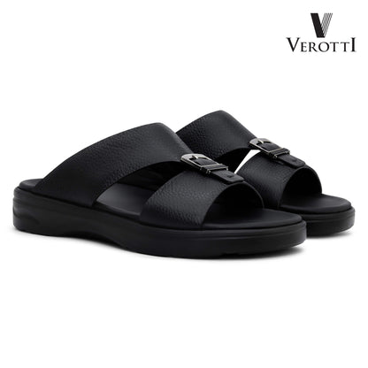 Verotti[X445]VTGE-11 Full Black Gents Arabic Sandal