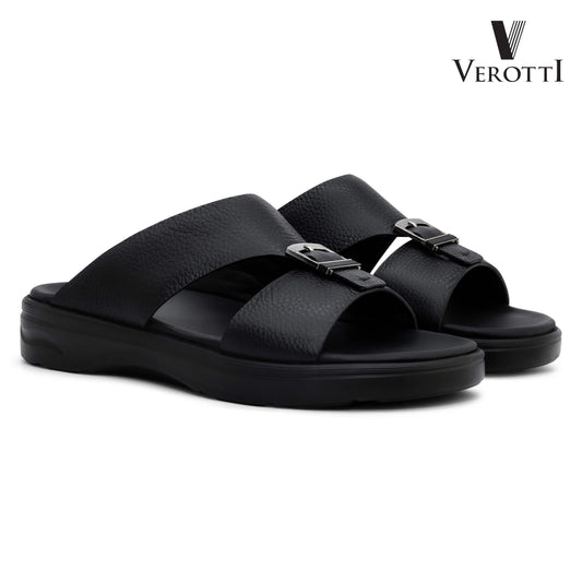 Verotti[X445]VTGE-11 Full Black Gents Arabic Sandal