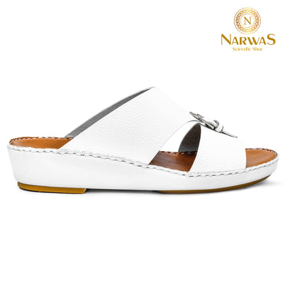 Narwas 410 [NG128] White Gents Sandal