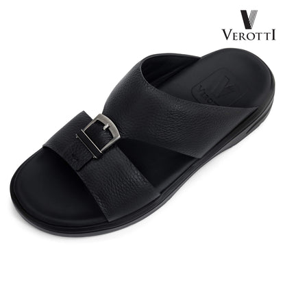 Verotti[X445]VTGE-11 Full Black Gents Arabic Sandal