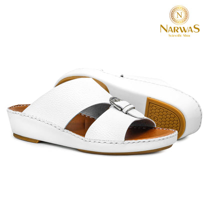 Narwas 410 [NG128] White Gents Sandal