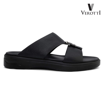 Verotti[X445]VTGE-11 Full Black Gents Arabic Sandal