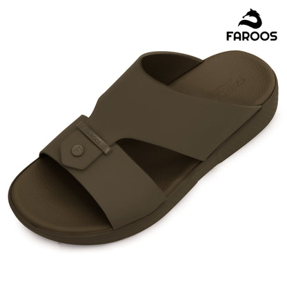 Faroos[F497]M098 Truffle Gents Arabic Sandal