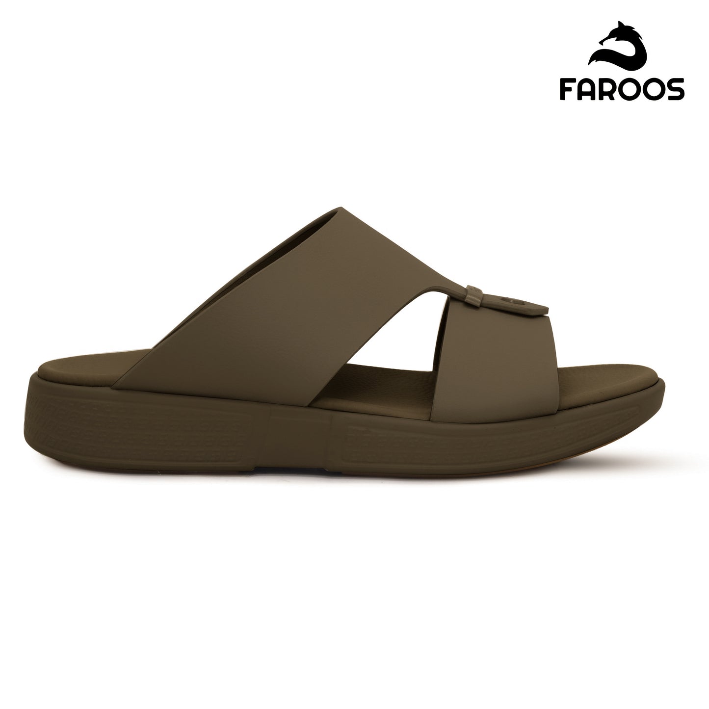 Faroos[F497]M098 Truffle Gents Arabic Sandal