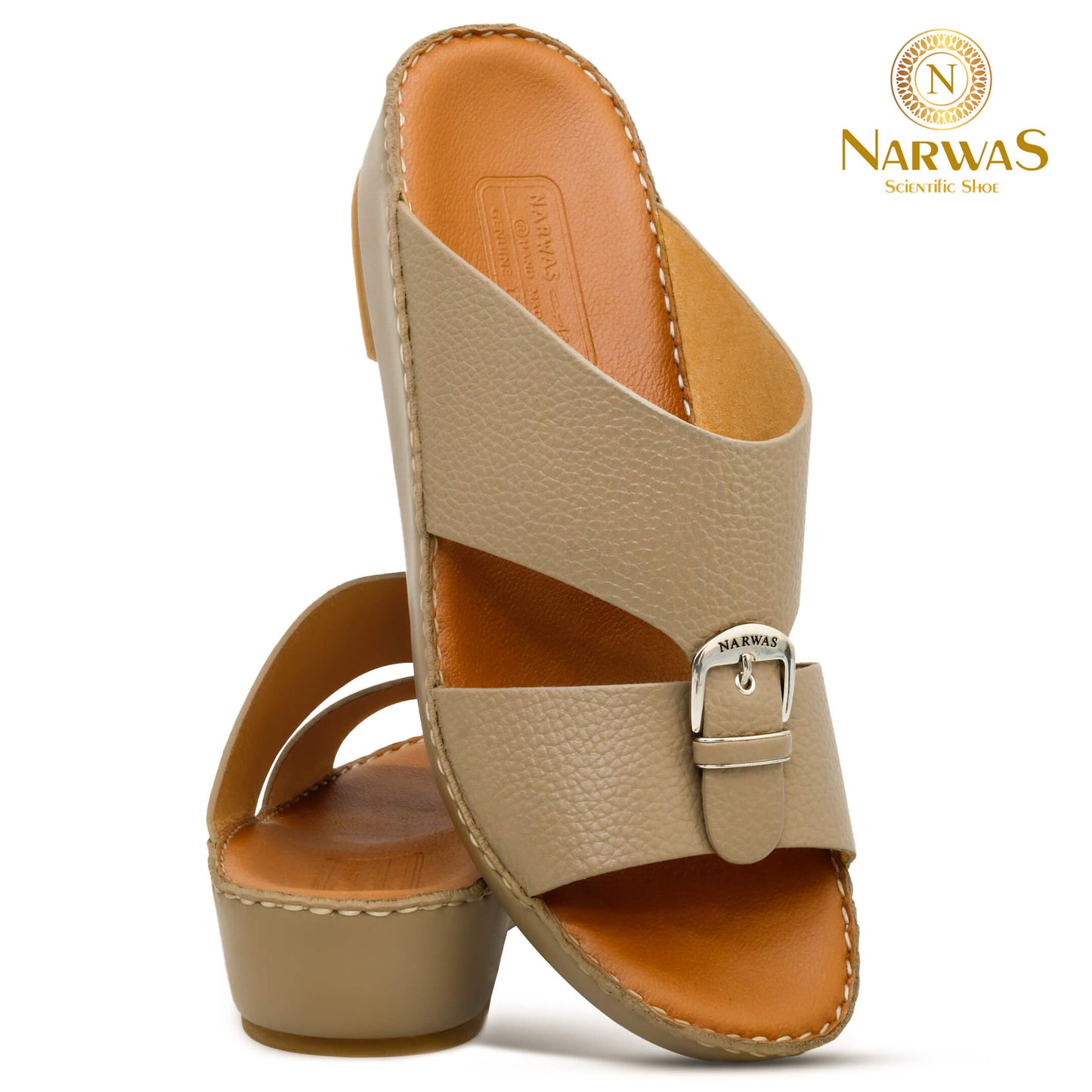 Narwas 410 [NG131] Khaki Gents Sandal
