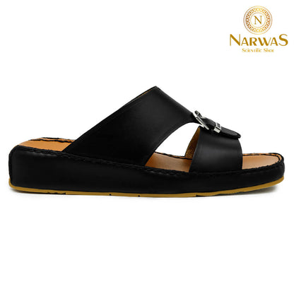 Narwas 325 [NG77] Black Gents Sandal