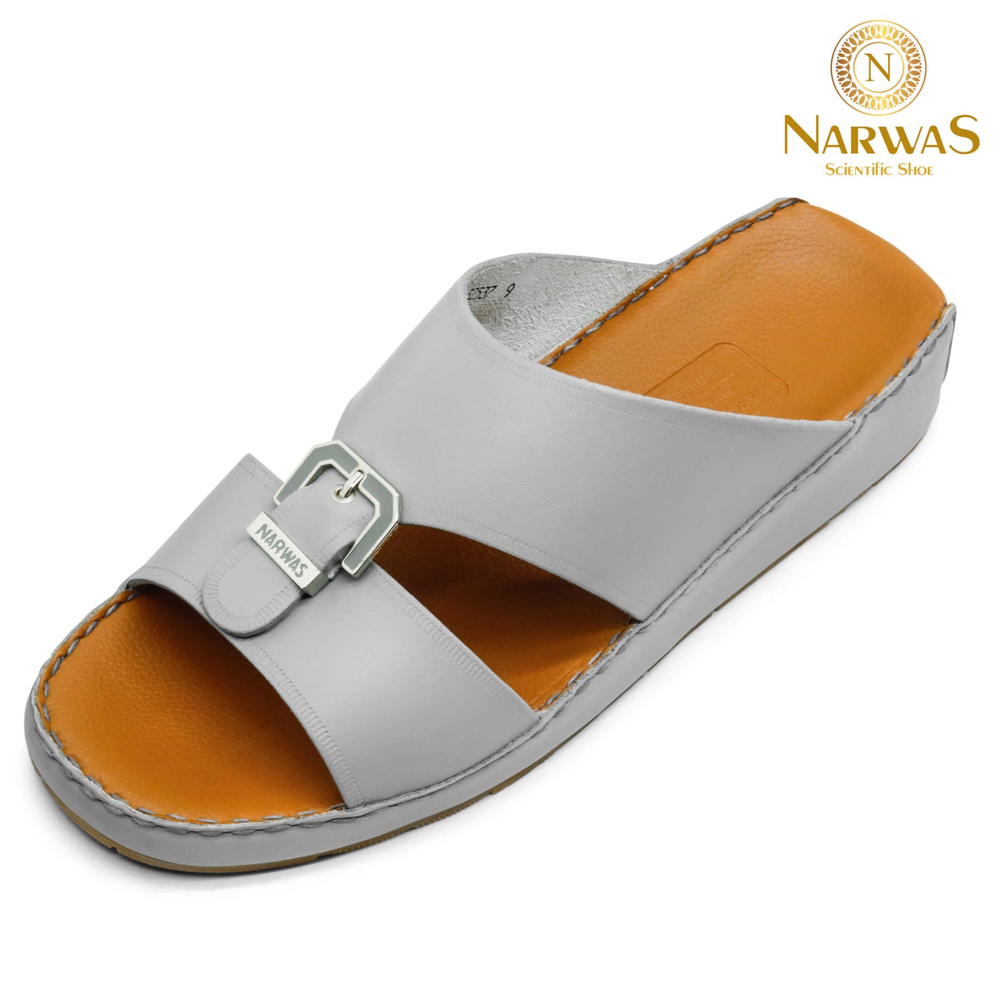 Narwas 325 [NG94] Gray Gents Arabic Sandal