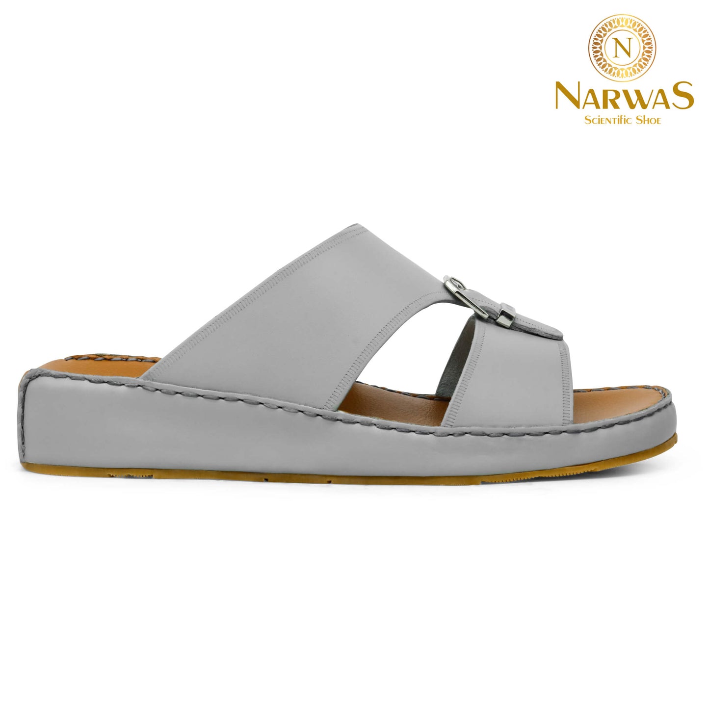 Narwas 325 [NG94] Gray Gents Arabic Sandal