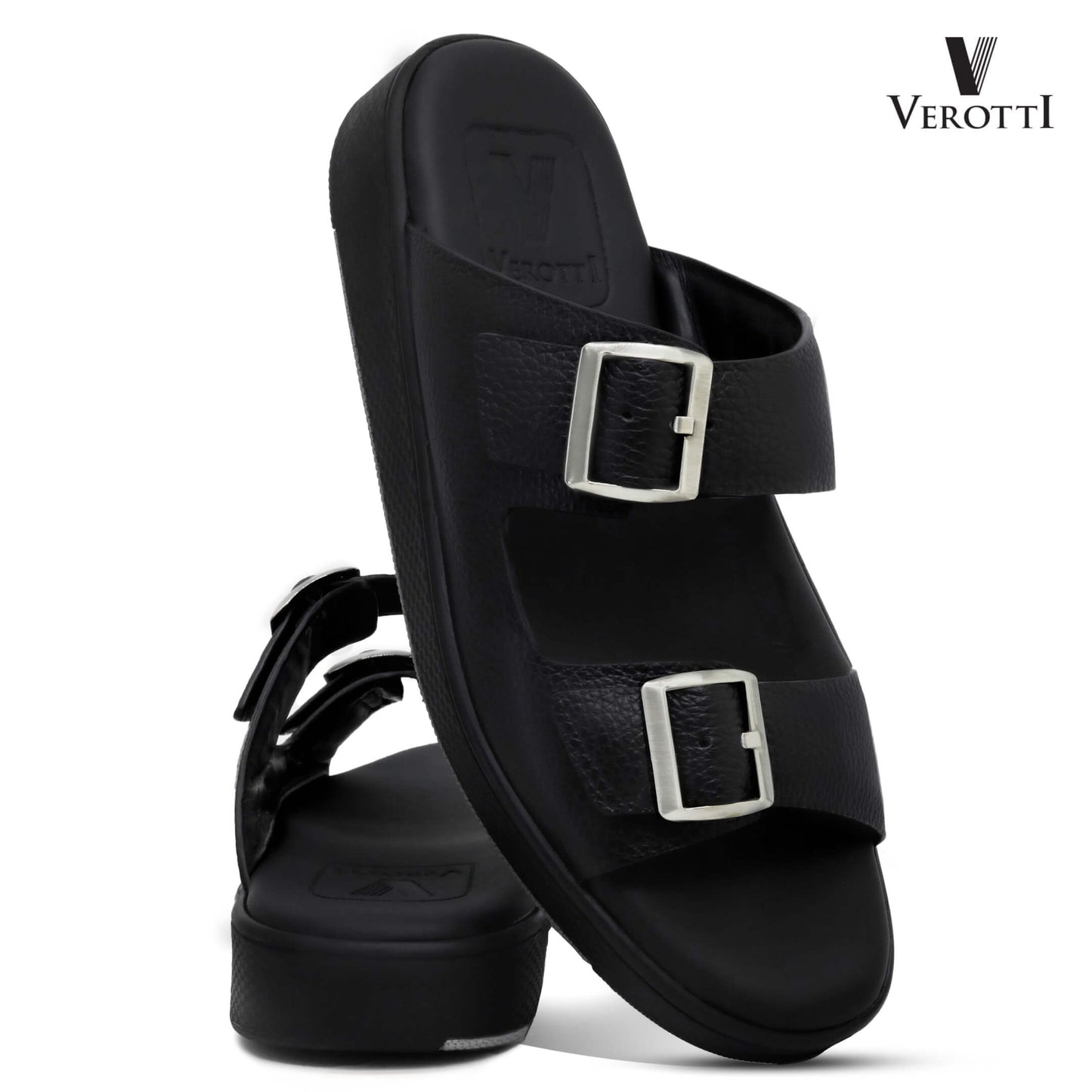 Verotti [X421]VTS-215 Black Gents Arabic Sandal
