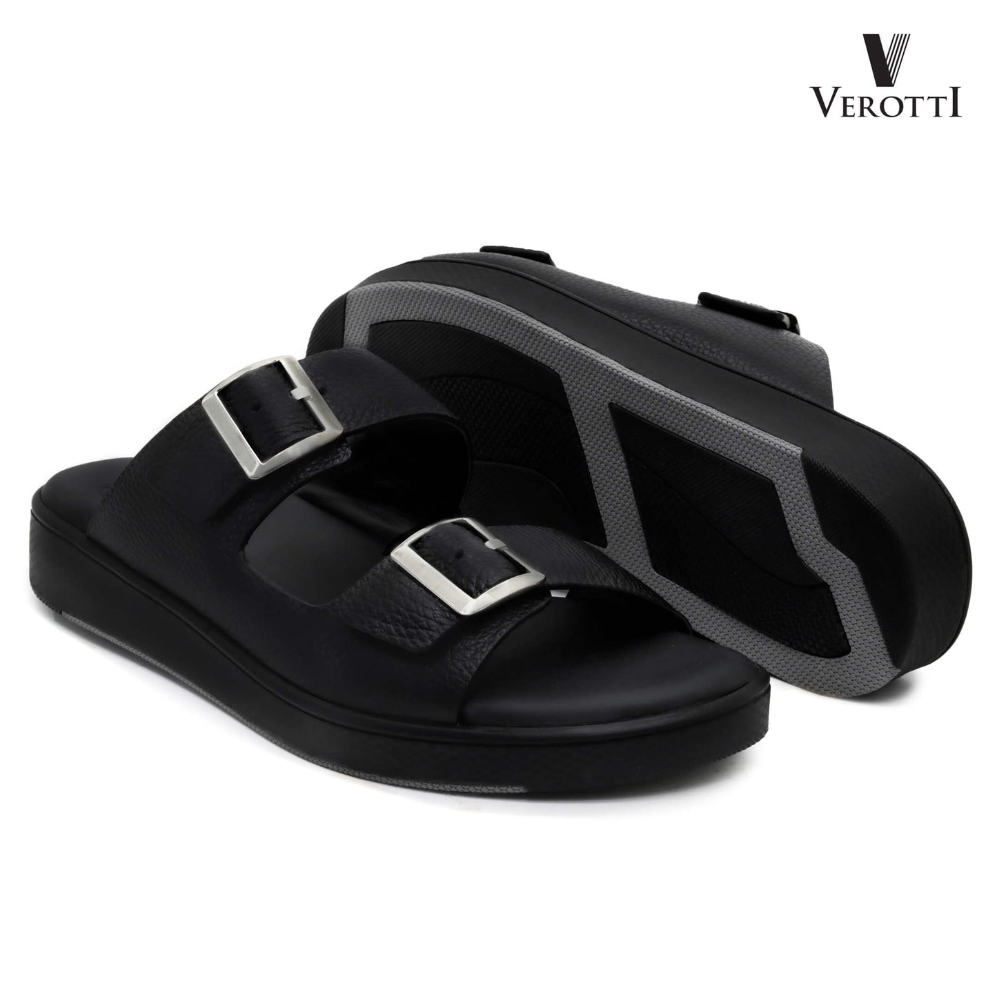 Verotti [X421]VTS-215 Black Gents Arabic Sandal