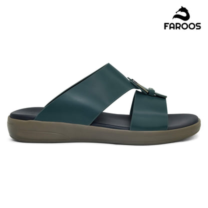 Faroos[F422]M100 Green Gents Arabic Sandal
