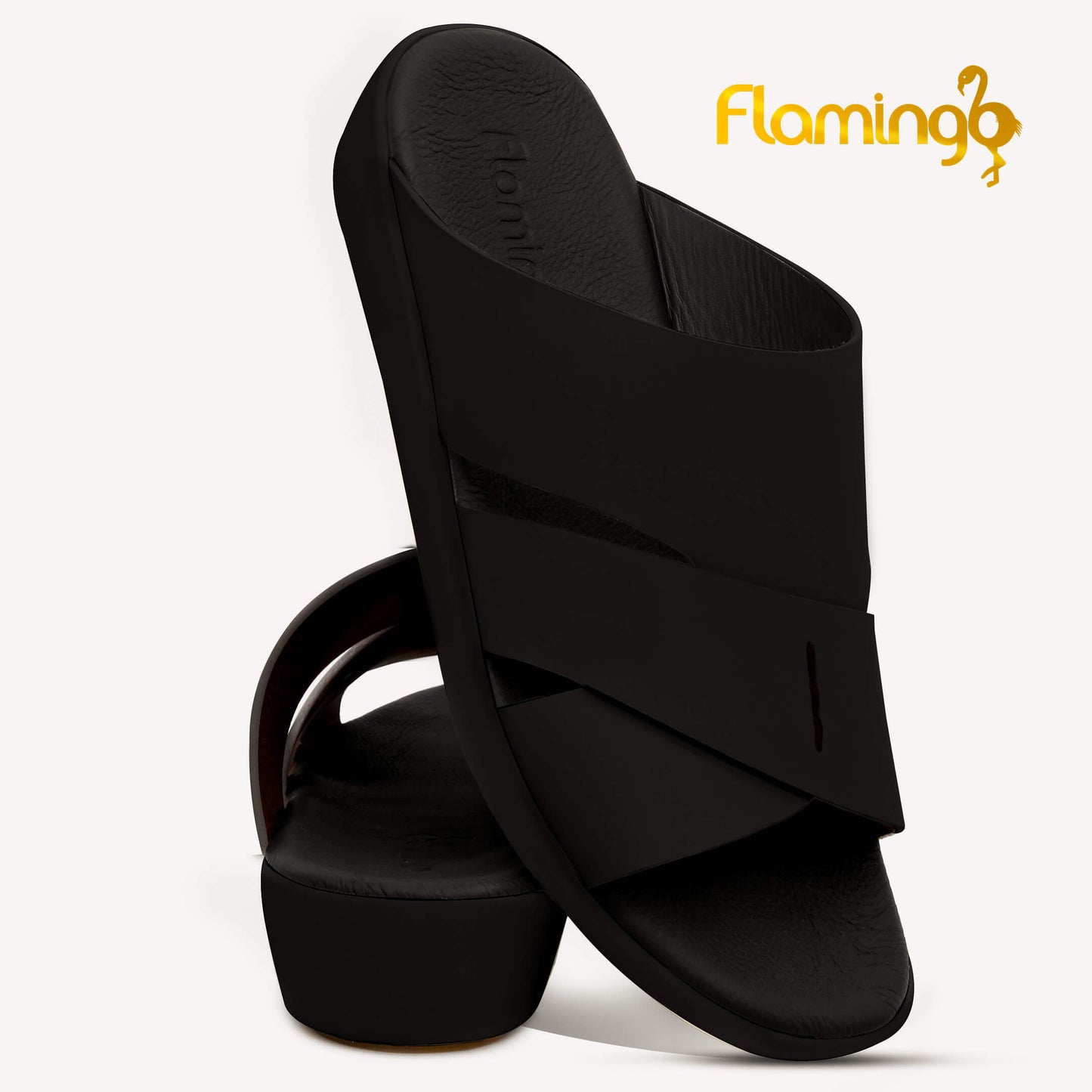 Flamingo[FG97]817 Full Black Gents Arabic Sandal