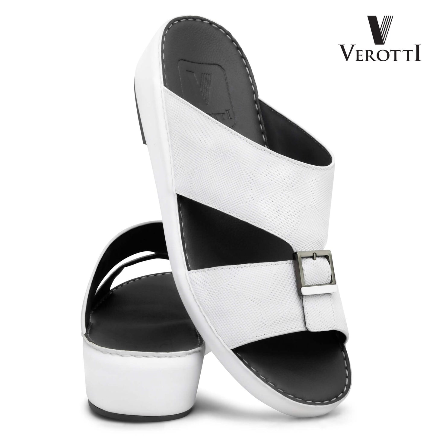 Verotti [X391]VTS-22 White Gents Arabic Sandal