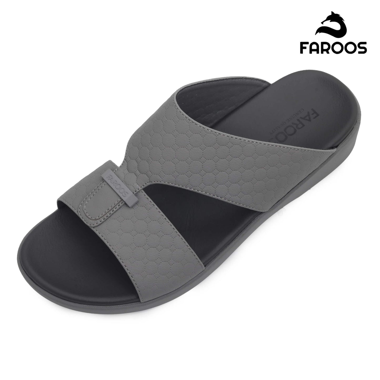 Faroos[F517]M292 صندل عربي رمادي للرجال