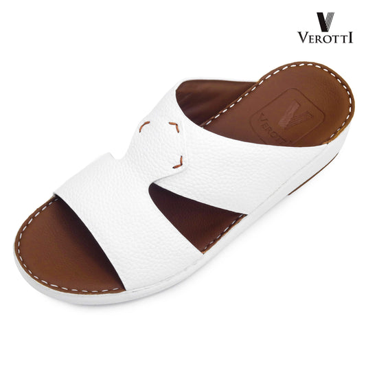 Verotti[X484]VTS-102 White Gents Arabic Sandal