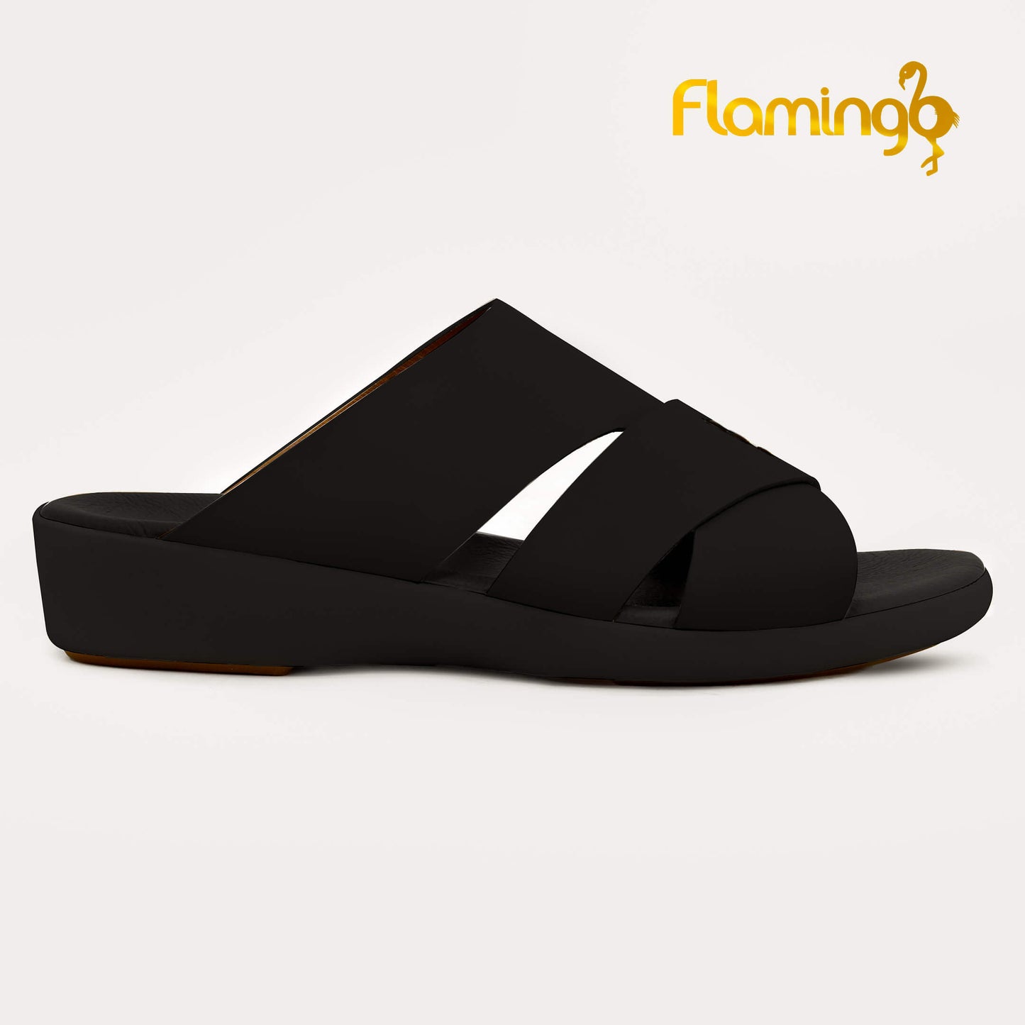 Flamingo[FG97]817 Full Black Gents Arabic Sandal