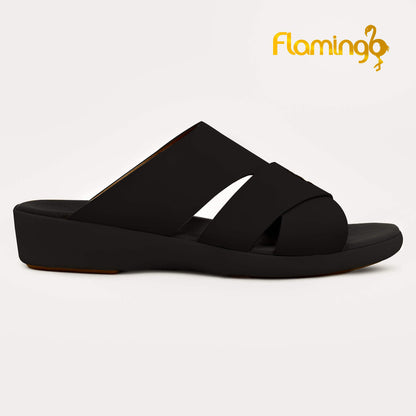 Flamingo[FG97]817 Full Black Gents Arabic Sandal
