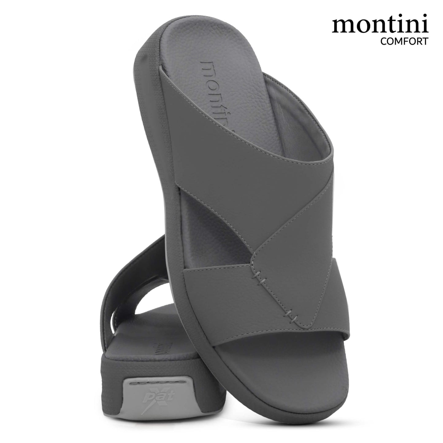 Montini M014(C96) Grey Gents Arabic Sandal