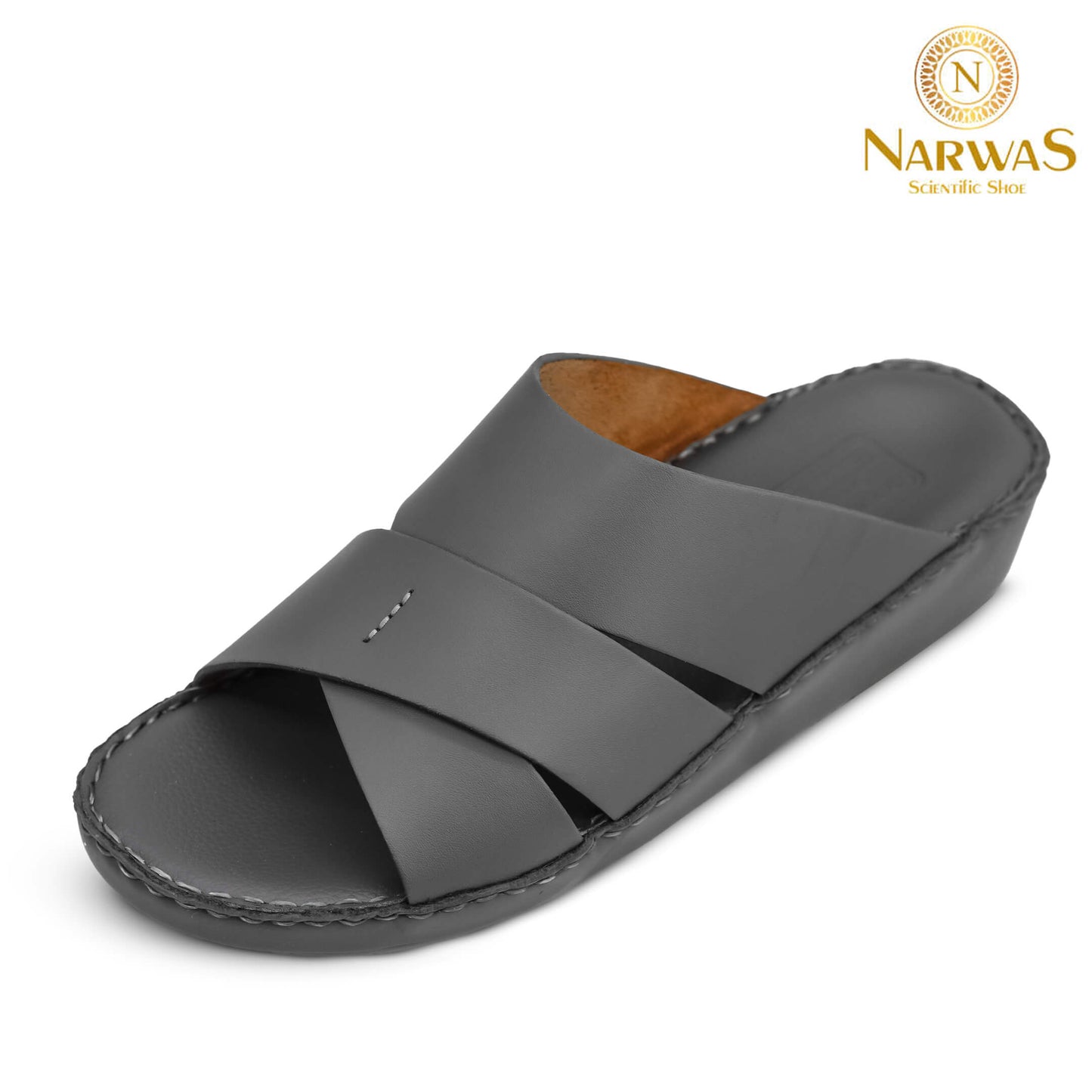 Narwas 453[NG122] Gray Gents Arabic Sandal