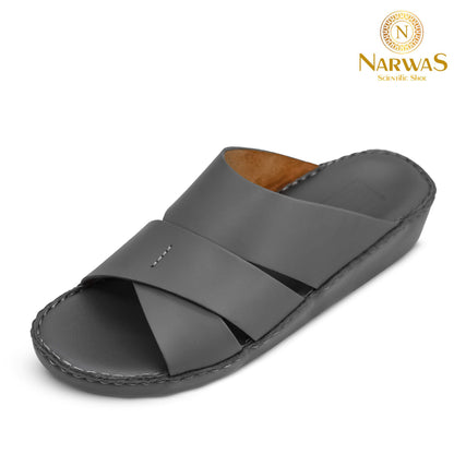 Narwas 453[NG122] Gray Gents Arabic Sandal