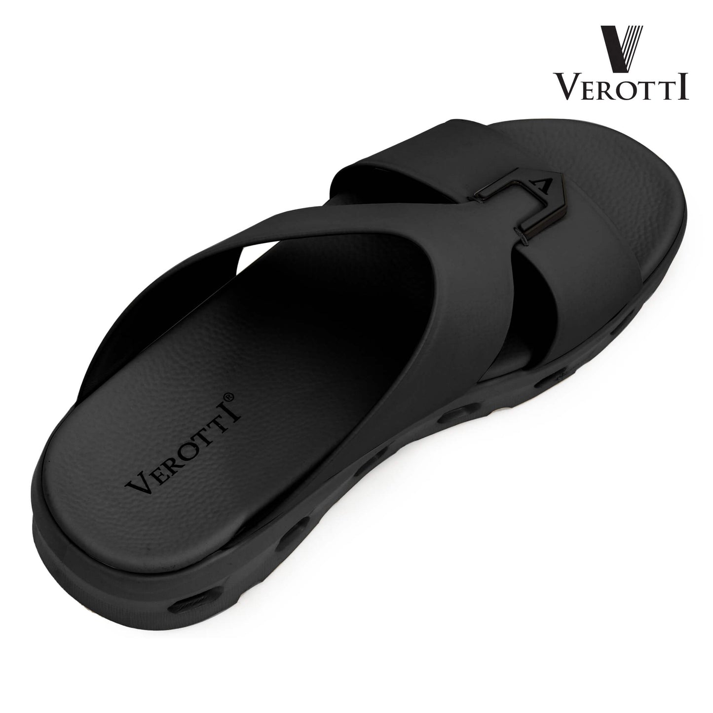 Verotti ON CLOUD[X424]M022 Black Gents Arabic Sandal