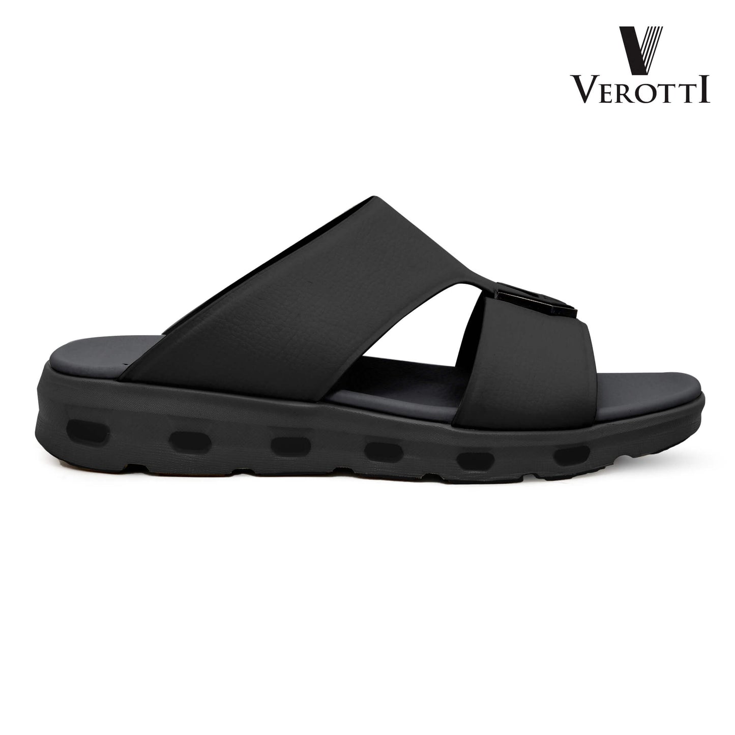 Verotti ON CLOUD[X424]M022 Black Gents Arabic Sandal