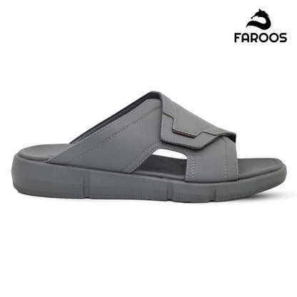 Faroos[F462]M012 Gray Gents Arabic Sandal
