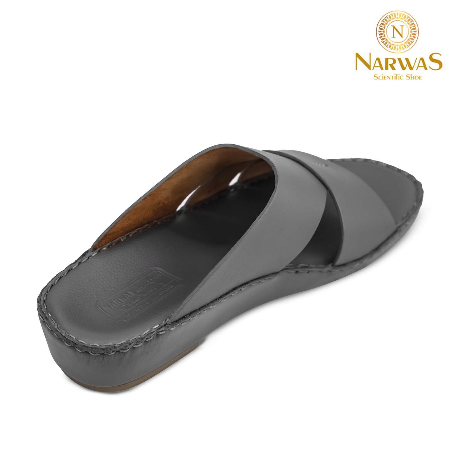 Narwas 453[NG122] Gray Gents Arabic Sandal
