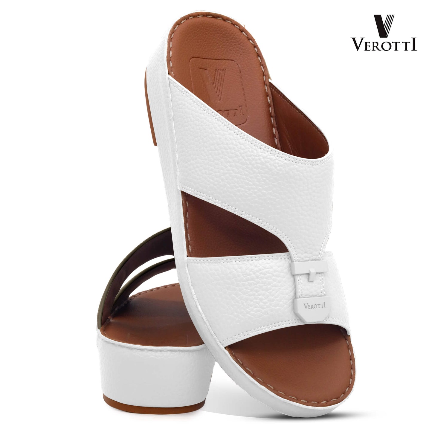 Verotti[X476]VTS-91 White Gents Arabic Sandal