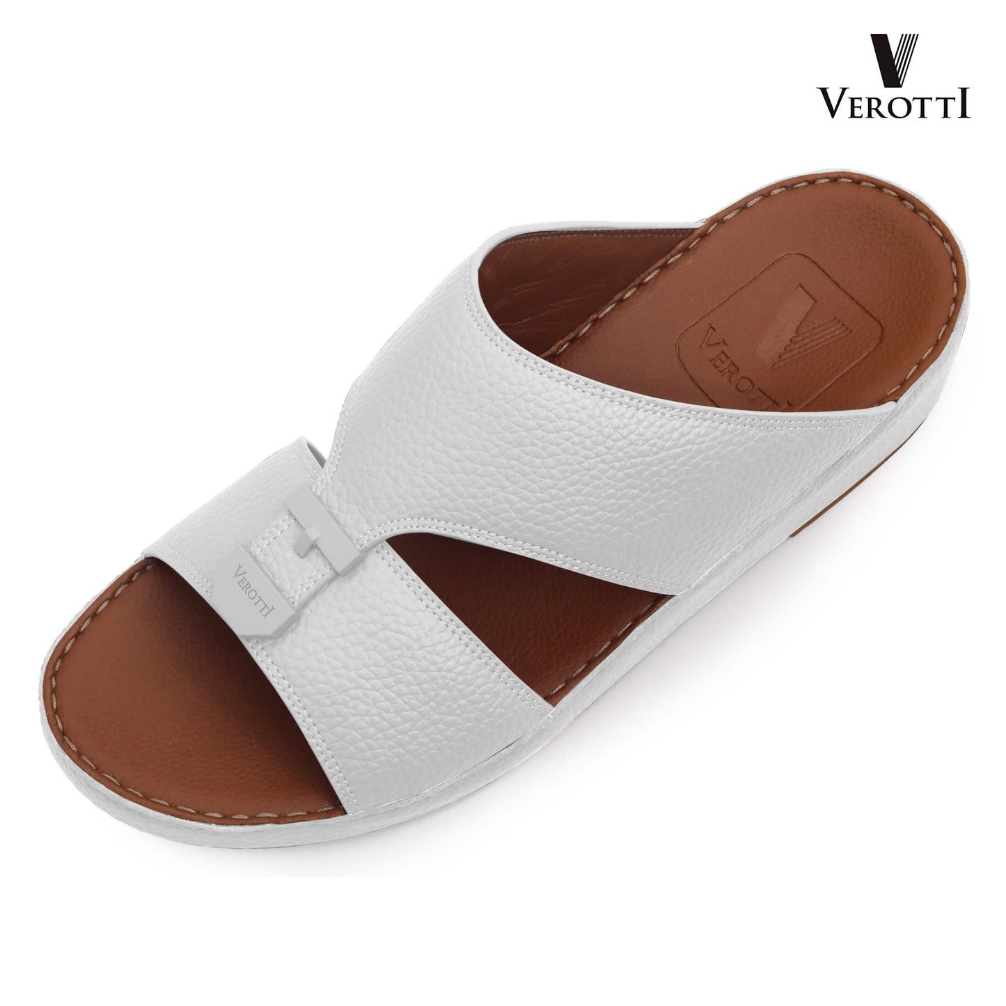 Verotti[X476]VTS-91 White Gents Arabic Sandal