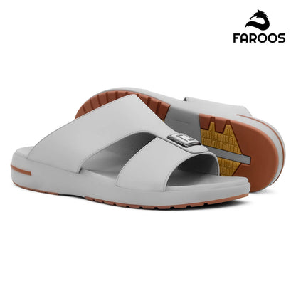 Faroos[F432]M201 Gray Gents Arabic Sandal