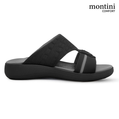 Montini M014(C90) Black Gray Gents Arabic Sandal
