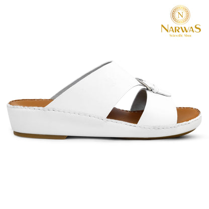 Narwas (A) 2000 White Tan Gents Sandal